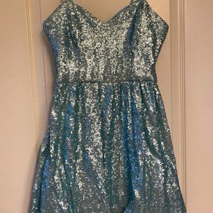 Sparkly Blue Josh And Jazz Dress - image 1